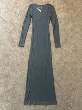 SKIMS Long Sleeve Maxi Dress